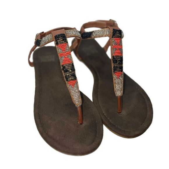 Muk Luks Beaded Sandals - Picture 1 of 10